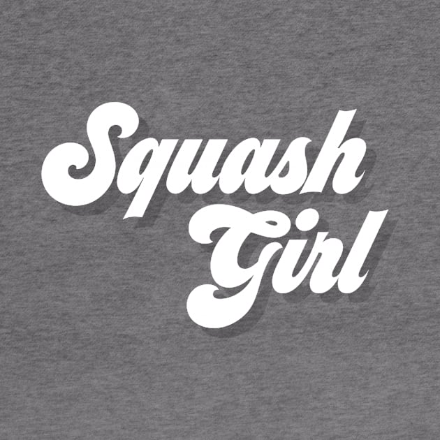 Squash Girl White by Sloop